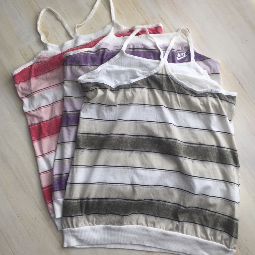 3 Nike tank tops, medium
